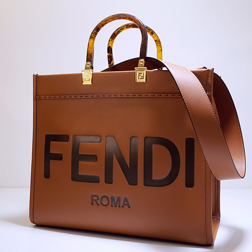 [홍콩명품,FENDI] 펜디 23SS 선샤인 미디엄 쇼퍼백 (브라운), BGM1122, MD, 홍콩명품가방,손목가방,크로스백,핸드백,구매대행,무브타임