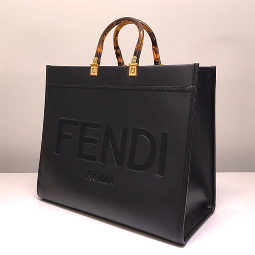 [홍콩명품,FENDI] 펜디 23SS 선샤인 라지 쇼퍼백 (블랙), BGM1123, MD, 홍콩명품가방,손목가방,크로스백,핸드백,구매대행,무브타임