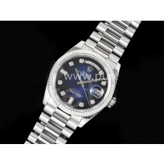 [홍콩명품시계.ROLEX] 롤렉스 데이데이트 36mm  블루/블랙 다이아몬드 다이얼, 명품직구,구매대행,럭셔리,남자명품시계,워치,중년남자