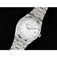 [홍콩명품시계.AUDEMARS PIGUET] 오데마피게 로얄오크 41mm 15500 화이트 다이얼, 남자명품시계,워치,중년남자,SA,명품시계,메탈시계