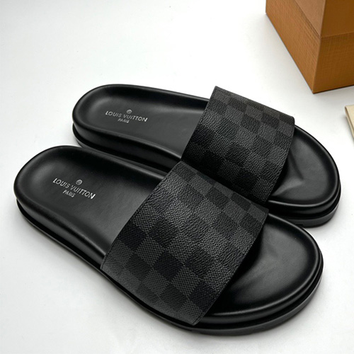 [홍콩명품.LOUIS VUITTON] 루이비통 23SS 다미에 남성 슬리퍼, SE1258, PMD, 무브타임사이트,인터넷명품쇼핑몰,남자명품,슈즈,신발