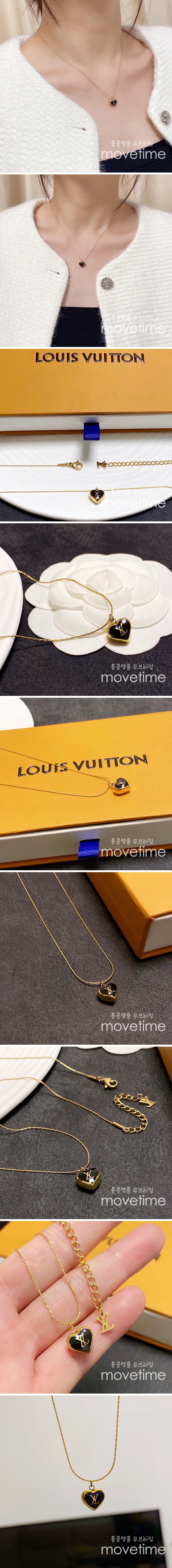 [홍콩명품.LOUIS VUITTON] 루이비통 23SS LV 하트 로고 목걸이, ET944, AGG, 홍콩명품쇼핑몰,무브타임,악세사리,잡화,생활용품