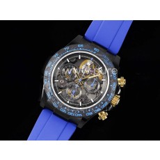 [로렉스.ROLEX] 롤렉스 데이토나 PVD 카본베젤 스켈레톤 다이얼, 명품직구,구매대행,남자명품시계,워치,중년남자,고무밴드