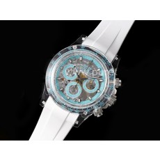 [홍콩명품시계.ROLEX] 롤렉스 데이토나 타키메터 투명 베젤 투명/블루 다이얼, 로렉스,남자명품시계,워치,중년남자,SA,명품시계,손목시계