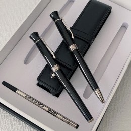 [홍콩명품,MONTBLANC] 몽블랑 23SS 선물용 싸인 펜 더블 세트 (블랙), ET1106, JX, 홍콩명품쇼핑몰,무브타임,악세사리,잡화,생활용품