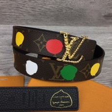 [홍콩명품.LOUIS VUITTON] 루이비통 23SS LV로고 골드버클 그래픽 프린트 가죽 벨트 30MM, BT663, 3.0cm, X1, 명품레플리카,명품쇼핑몰,의류,무브타임사이트,인터넷쇼핑몰,남자명품,해외직구