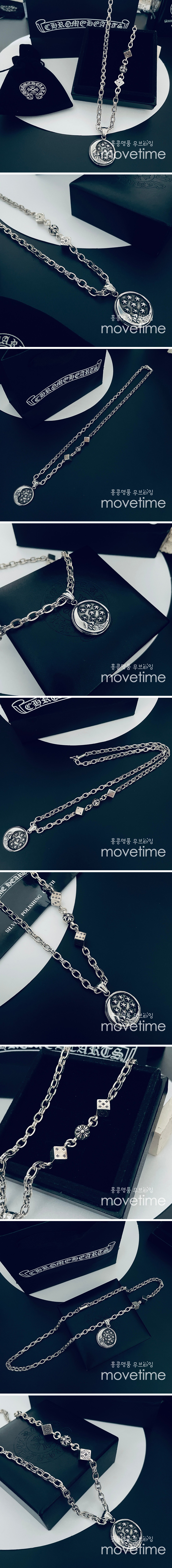 [홍콩명품.Chrome Hearts] 크롬하츠 23SS 925 실버 목걸이, ET1213, W2, 홍콩명품쇼핑몰,무브타임,악세사리,잡화,생활용품