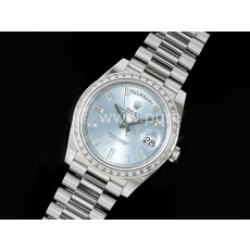 [홍콩명품시계.ROLEX] 롤렉스 데이데이트 40mm 다이아몬드 베젤 아이스블루 다이얼, 명품직구,구매대행,럭셔리,남자명품시계,워치,중년남자