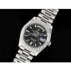 [홍콩명품시계.ROLEX] 롤렉스 데이데이트 40mm 다이아몬드 베젤 블랙 다이얼, 명품직구,구매대행,럭셔리,남자명품시계,워치,중년남자