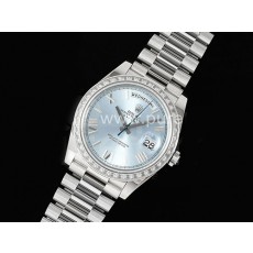 [홍콩명품시계.ROLEX] 롤렉스 데이데이트 40mm 다이아몬드 베젤 아이스블루 다이얼, 명품직구,구매대행,럭셔리,남자명품시계,워치,중년남자