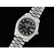 [홍콩명품시계.ROLEX] 롤렉스 데이데이트 40mm 다이아몬드 베젤 블랙 스틱 다이얼, 명품직구,구매대행,럭셔리,남자명품시계,워치,중년남자