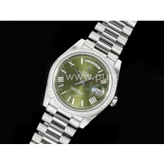 [홍콩명품시계.ROLEX] 롤렉스 데이데이트 40mm 다이아몬드 베젤 그린 다이얼, 명품직구,구매대행,럭셔리,남자명품시계,워치,중년남자