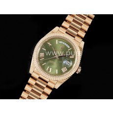 [홍콩명품시계.ROLEX] 롤렉스 데이데이트 40mm 로즈골드 그린 다이얼, 명품직구,구매대행,럭셔리,남자명품시계,워치,중년남자