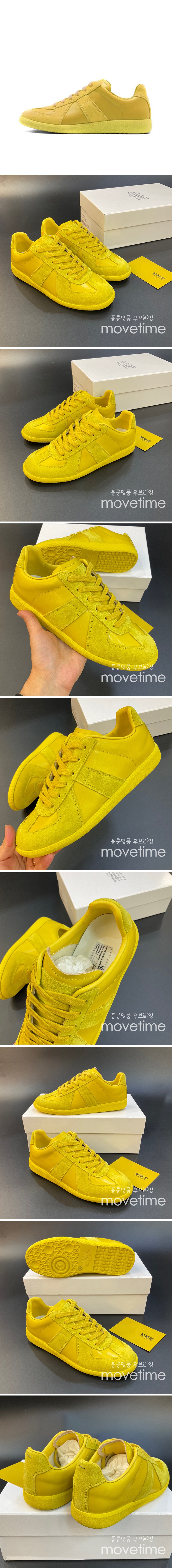 [홍콩명품,Maison Margiela] 메종마르지엘라 23SS 독일군 스니커즈 (노랑), SE1519, PMD, 무브타임사이트,인터넷명품쇼핑몰,남자명품,슈즈,신발