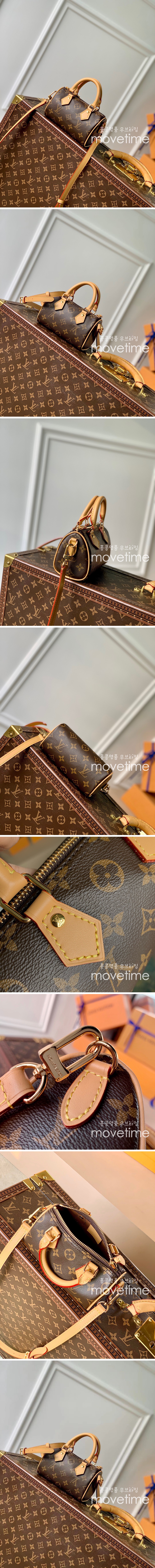 [홍콩명품.LOUIS VUITTON] 루이비통 23SS 나노 스피디 모노그램 M81085, BGM1308, BDA, 홍콩명품가방,손목가방,크로스백,핸드백,구매대행,무브타임