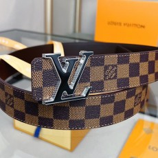 [홍콩명품.LOUIS VUITTON] 루이비통 23SS LV버클 다미에 가죽 벨트 M0212U (2컬러), BT740, 4.0cm, X1, 명품레플리카,명품쇼핑몰,의류,무브타임사이트,인터넷쇼핑몰,남자명품,해외직구