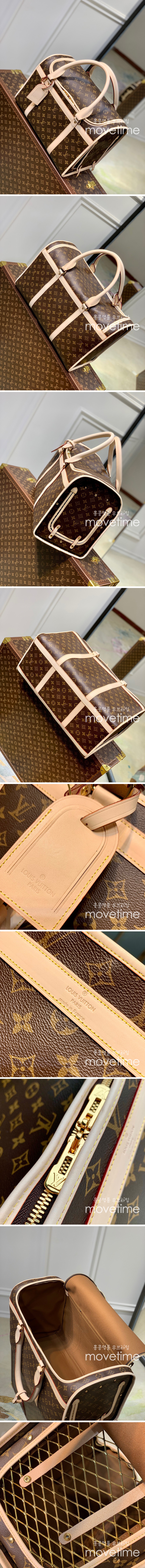 [홍콩명품.LOUIS VUITTON] 루이비통 23SS 모노그램 강아지 애완견 가방 미디움 M41201, BGM1552, BDA, 홍콩명품가방,명품쇼핑몰,크로스백,핸드백,구매대행,무브타임