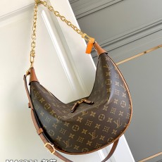 [홍콩명품.LOUIS VUITTON] 루이비통 23SS 루프 호보 모노그램 숄더 백 M46311 (브라운), BGM1583, BDA, 홍콩명품가방,명품쇼핑몰,크로스백,핸드백,구매대행,무브타임