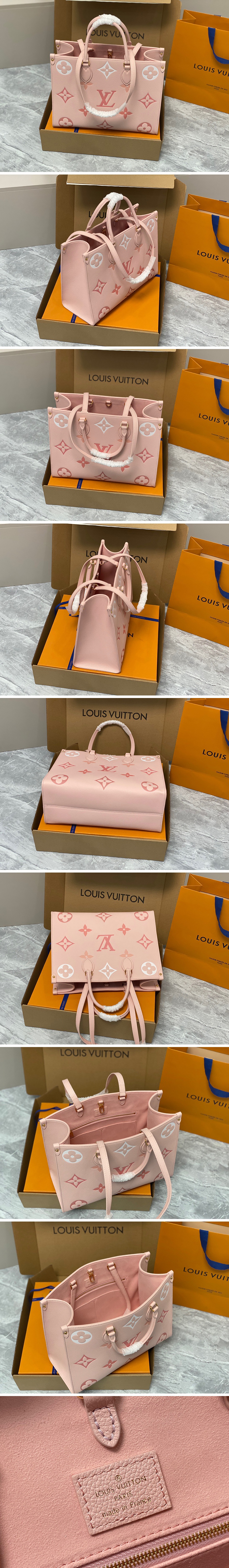 [홍콩명품.LOUIS VUITTON] 루이비통 23SS 온더고 MM 토트백 M46542 (핑크), BGM1587, BDA, 홍콩명품가방,명품쇼핑몰,크로스백,핸드백,구매대행,무브타임