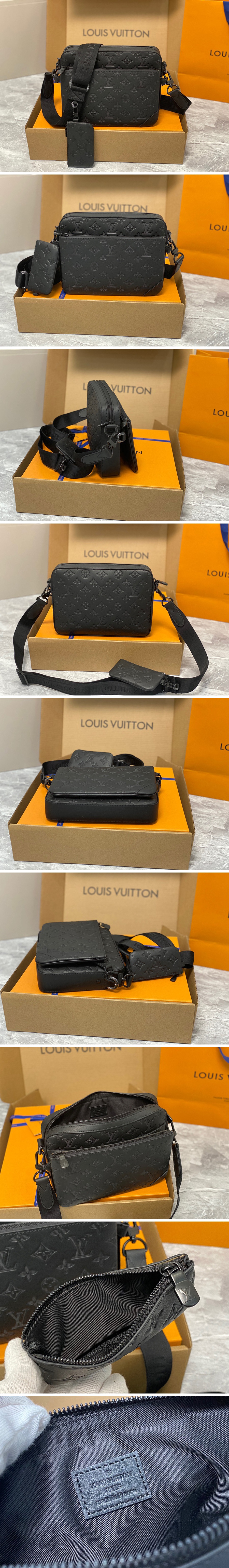 [홍콩명품.LOUIS VUITTON] 루이비통 23SS 모노그램 트리오 메신저 백 M46602 (블랙), BGM1615, BDA, 홍콩명품가방,명품쇼핑몰,크로스백,핸드백,구매대행,무브타임