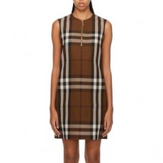 [홍콩명품.Burberry] 버버리 23SS 슬리브리스 체크 울 코튼 자카드 드레스 80586611, BM6821, TBG, 온라인명품쇼핑몰,남자명품의류,인터넷쇼핑몰,해외직구