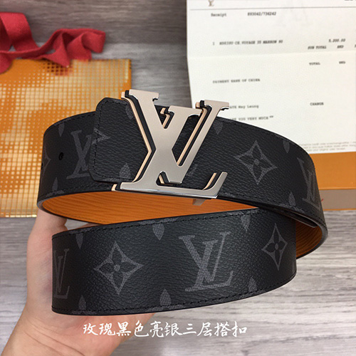 [홍콩명품.LOUIS VUITTON] 루이비통 23SS LV 모노그램 가죽 벨트 (브라운-오렌지), BT792, 4.0cm, MR, 명품레플리카,명품쇼핑몰,의류,무브타임사이트,인터넷쇼핑몰,남자명품,해외직구