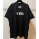 [홍콩명품.VETEMENTS] 베트멍 23SS YES or NO 프린트 반팔 티셔츠 (블랙), BM7221, VT, 온라인명품쇼핑몰,남자명품의류,인터넷쇼핑몰,해외직구