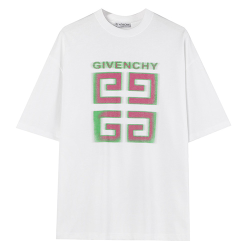 [홍콩명품.GIVENCHY] 지방시 23SS 로고 스프레이 프린트 반팔 티셔츠 (2컬러), BM7231, TOP, 온라인명품쇼핑몰,남자명품의류,인터넷쇼핑몰,해외직구