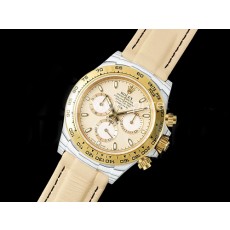 [홍콩명품시계.ROLEX] 로렉스 롤렉스 데이토나 화이트 카본 옐로우골드 베젤 베이지 다이얼, 무브타임,남자명품시계,워치,남자,SA,명품시계