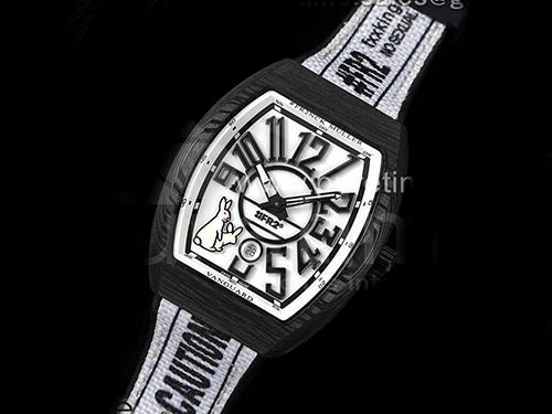 [홍콩명품시계.FRANCK MULLER] 프랑크뮬러 뱅가드 블랙카본 베젤 화이트 다이얼, 명품레플리카,럭셔리,남자명품시계,워치