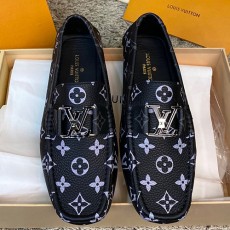 [홍콩명품.LOUIS VUITTON] 루이비통 23SS LV로고 모노그램 구두 로퍼 (블랙), SE1993, S1, 무브타임사이트,인터넷명품쇼핑몰,남자명품,슈즈,신발