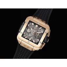 [홍콩명품시계.HUBLOT] 휴블럿 스퀘어 뱅 유니코 42mm 로즈골드 스켈레톤 다이얼, 남자명품시계,워치,손목시계,명품직구