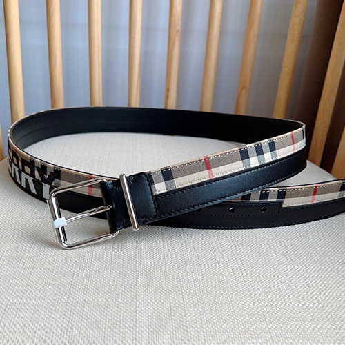 [홍콩명품.Burberry] 버버리 23SS 로고 런던 체크 가죽 벨트 (2버클), BT905, 3.5cm, X1, 명품레플리카,명품쇼핑몰,의류,무브타임사이트,인터넷쇼핑몰,남자명품,해외직구