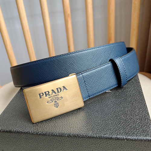 [홍콩명품,PRADA] 프라다 23SS 로고 가죽 벨트 (네이비 - 2버클), BT908, 3.5cm, X1, 명품레플리카,명품쇼핑몰,의류,무브타임사이트,인터넷쇼핑몰,남자명품,해외직구