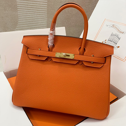 [홍콩명품.Hermes] 에르메스 23SS 로고 birkin30 토고 핸드백 (오렌지), BGM1992, H3, 홍콩명품가방,명품쇼핑몰,크로스백,핸드백,구매대행,무브타임