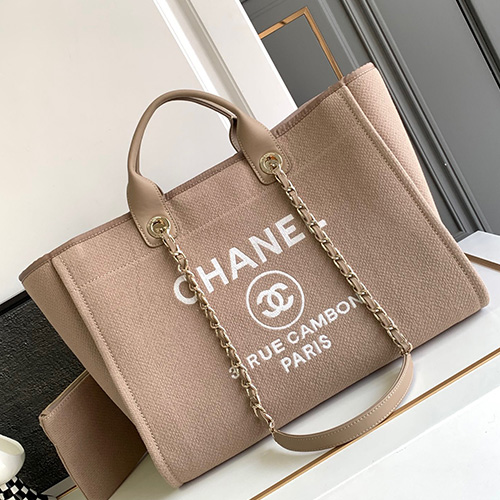 [홍콩명품.CHANEL] 샤넬 23SS 로고 캔버스 라지(32cm) 핸드백 (브라운), BGM2028, BDA, 명품지갑,무브타임쇼핑몰,홍콩명품,사이트,명품쇼핑몰