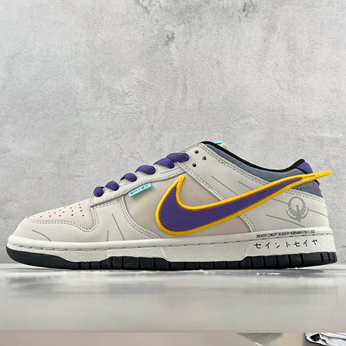 [홍콩명품.NIKE] 나이키 23SS 아테네 Nike Dunk 에어 조던 레트로 로우탑 스니커즈 (그레이-베이지-퍼플), SE2136, ALW, 무브타임사이트,인터넷명품쇼핑몰,남자명품,슈즈,신발