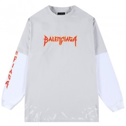 [홍콩명품.BALENCIAGA] 발렌시아가 23SS 로고 프린트 레이어드 긴팔 티셔츠 (2컬러), BM10203, TOP, 홍콩명품가방,명품쇼핑몰,크로스백,핸드백,구매대행,무브타임