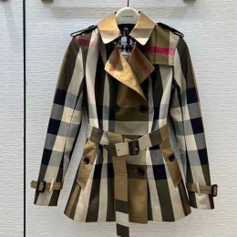 [홍콩명품.Burberry] 버버리 23SS 여자 체크 트렌치 미들롱 코트, BM10273, BR, 홍콩명품가방,명품쇼핑몰,크로스백,핸드백,구매대행,무브타임