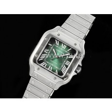 [홍콩명품시계.CARTIER] 까르띠에 드에 까르띠에 40mm 폴리싱 베젤 그린 다이얼