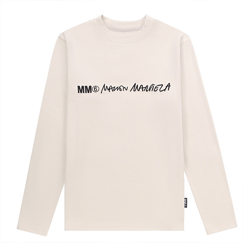 [홍콩명품,Maison Margiela] 메종마르지엘라 23SS 로고 그래픽 긴팔 티셔츠 (2컬러), BM10835, TOP, 홍콩명품의류,구매대행,온라인명품