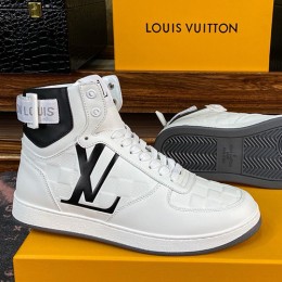 [홍콩명품.LOUIS VUITTON] 루이비통 23SS 로고 RIVOLI 하이탑 스니커즈 (화이트), SE2376, S1, 홍콩명품쇼핑몰,무브타임,악세사리,잡화,생활용품