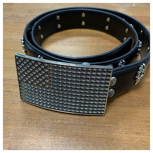 [홍콩명품.Chrome Hearts] 크롬하츠 24SS 로고 925실버 버클 남녀공용 커플 벨트, BT1035, CR1, 명품레플리카,인터넷쇼핑몰,남자명품,해외직구