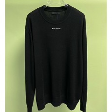 [홍콩명품,PRADA] 프라다 24SS 로고 라운드넥 니트 스웨터 (2컬러), BM11582, JL, 홍콩명품의류,구매대행,온라인명품