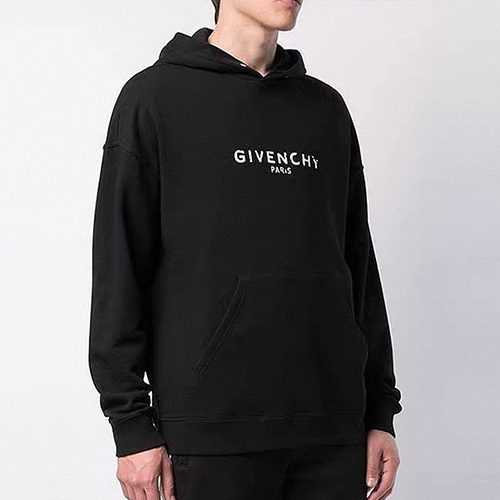 [홍콩명품.GIVENCHY] 지방시 24SS 로고 프린트 후드 티셔츠 (블랙), BM11838, JL, 홍콩명품의류,구매대행,온라인명품