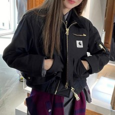 [홍콩명품,SACAI] 사카이 24SS Sacai X carhartt 여성 쇼트 시어링 자켓 (블랙), BM11856, JL, 홍콩명품의류,구매대행,온라인명품