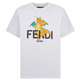 [홍콩명품,FENDI] 펜디 24SS 로고 포켓몬스터 프린트 반팔 티셔츠 (2컬러), BM11941, JU, 홍콩명품의류,구매대행,온라인명품