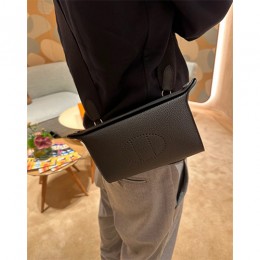 [홍콩명품.Hermes] 에르메스 24SS 로고 videpoches 27cm 가죽 크로스백 (블랙), BGM2469, H3, 홍콩명품가방,명품쇼핑몰,크로스백,핸드백,구매대행,무브타임