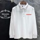 [홍콩명품,PRADA] 프라다 24SS 로고 자수 폴로 긴팔 티셔츠 (3컬러), BM12178, TOP, 홍콩명품의류,구매대행,온라인명품