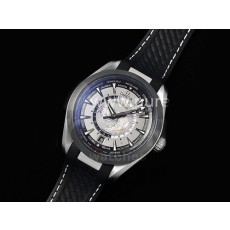 [홍콩명품시계.OMEGA] 오메가 아쿠아테라 GMT 월드타이머 43mm 티타늄 블랙 세라믹 베젤 그레이 다이얼